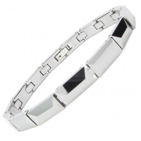 Tungsten (Wolfram) Armband "Wide Mirror"  by Monarch