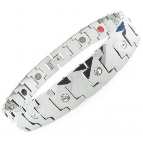 Tungsten (Wolfram) Armband "Black Arrow" Magnet
