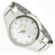 Monarch Tungsten Wolfram Armband Uhr "Classic White Gold"