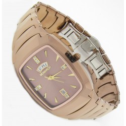 Monarch Tungsten Wolfram Armband Uhr "Jakobsburg Rosegold"